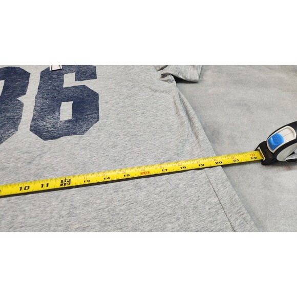 Victoria's Secret XS Grey 86 Campus Cotton Off The Shoulder Tee NWT - Picture 9 of 9